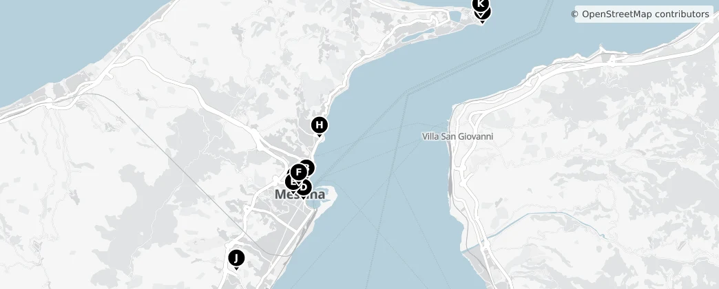 Map of Мессина