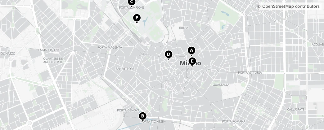 Map of Милан