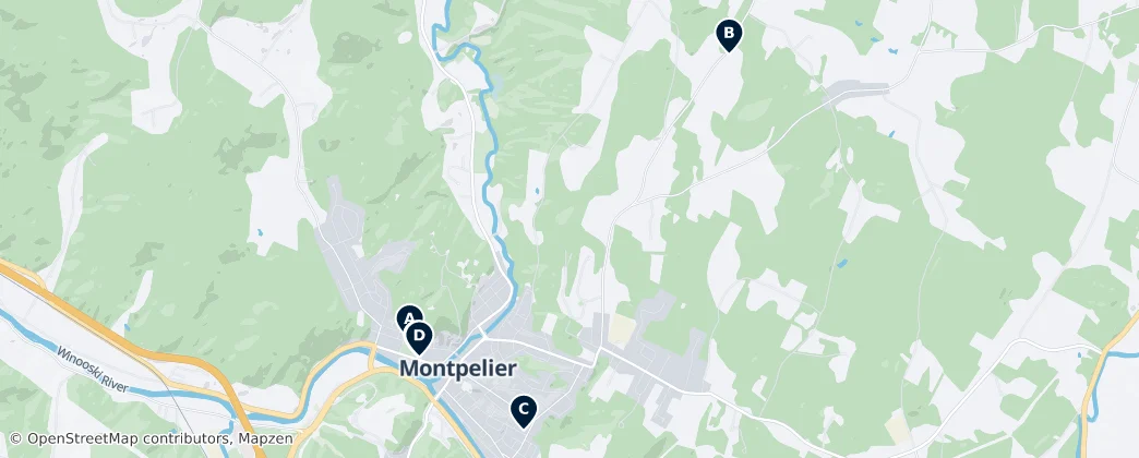 Map of Монтпилиер