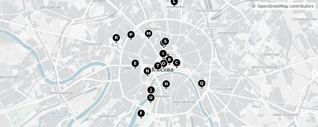 Map of Москва
