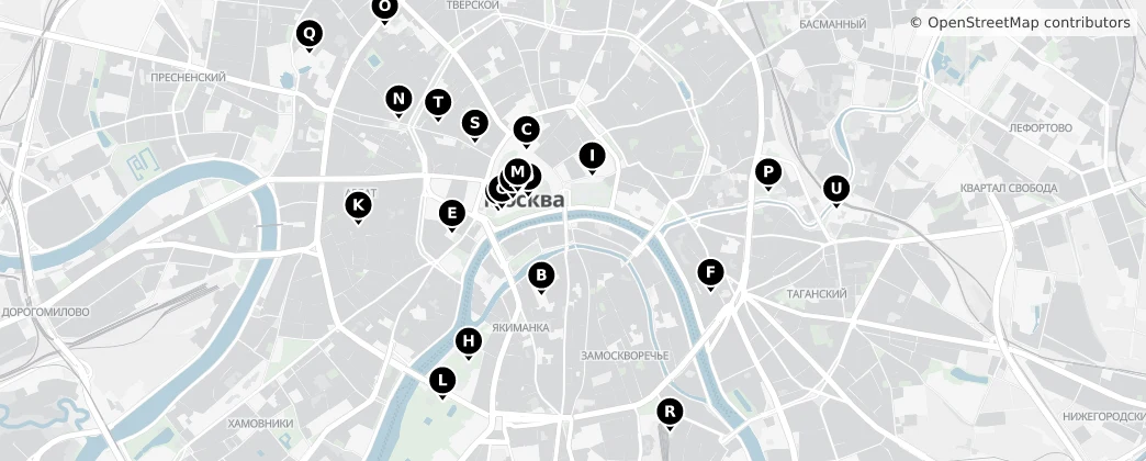 Map of Москва