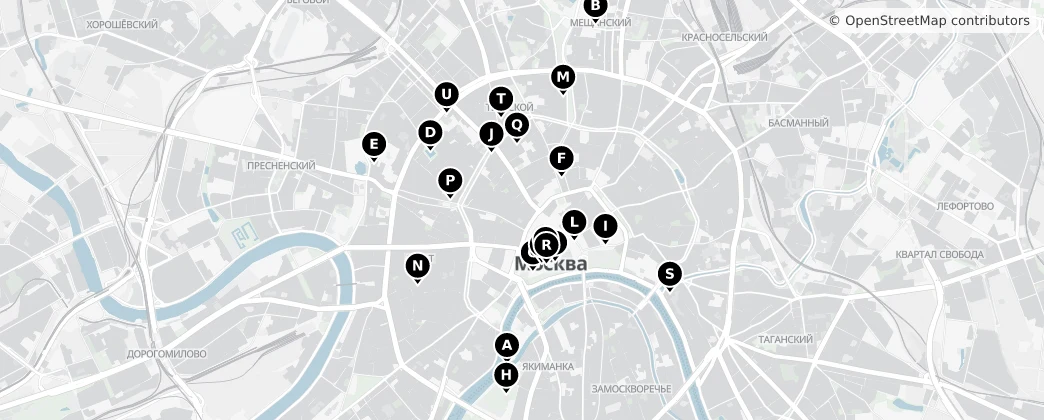Map of Москва