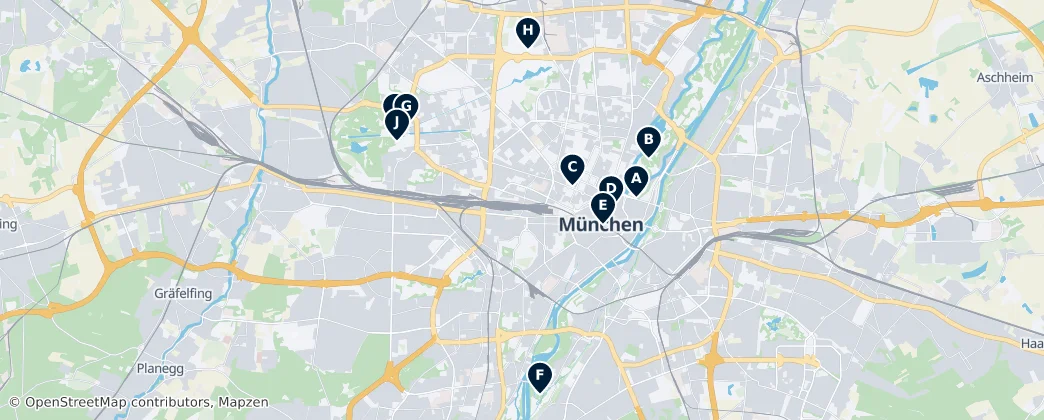 Map of Мюнхен