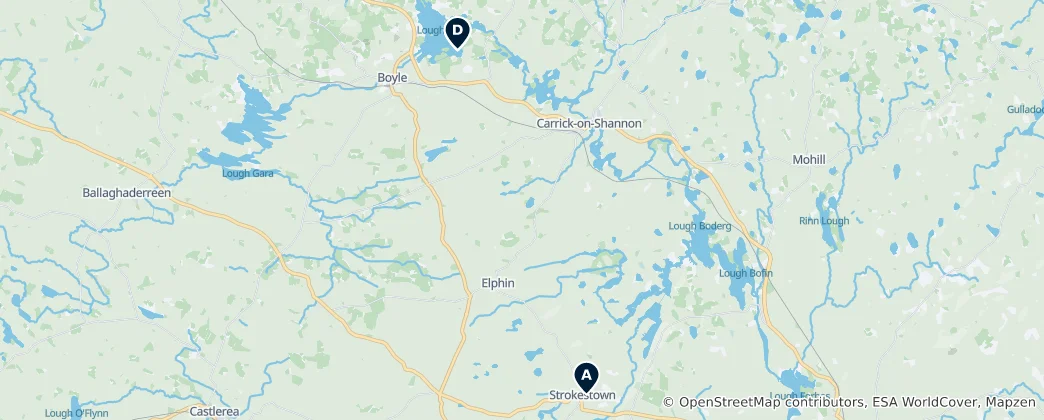 Map of Boyle Municipal District