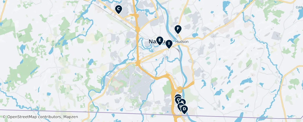 Map of Нашуа