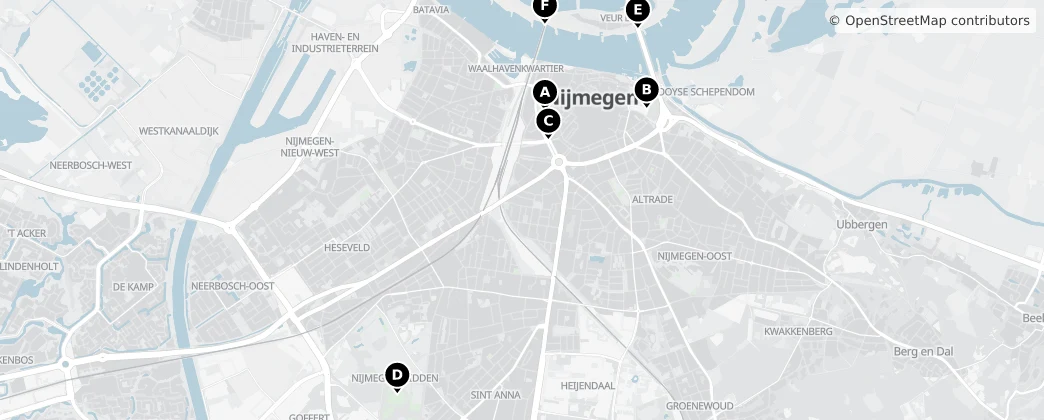 Map of Неймеген