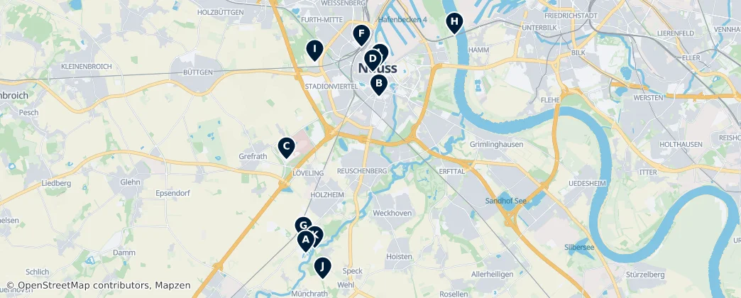 Map of Нойс