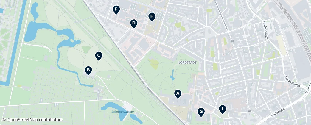 Map of Nordstadt