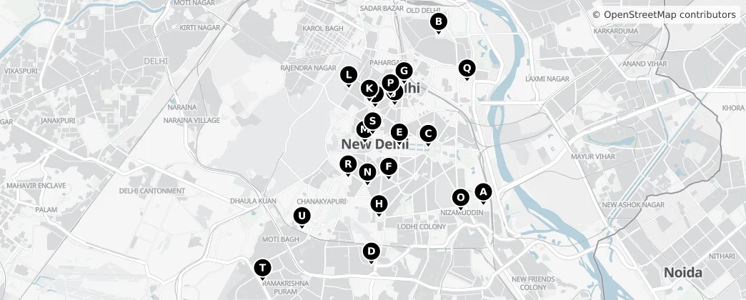 Map of Нью-Дели