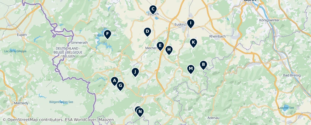 Map of Ойскирхен