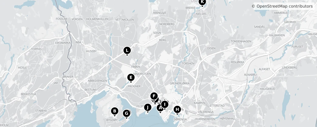 Map of Осло