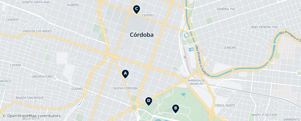 Map of Pedanía Capital