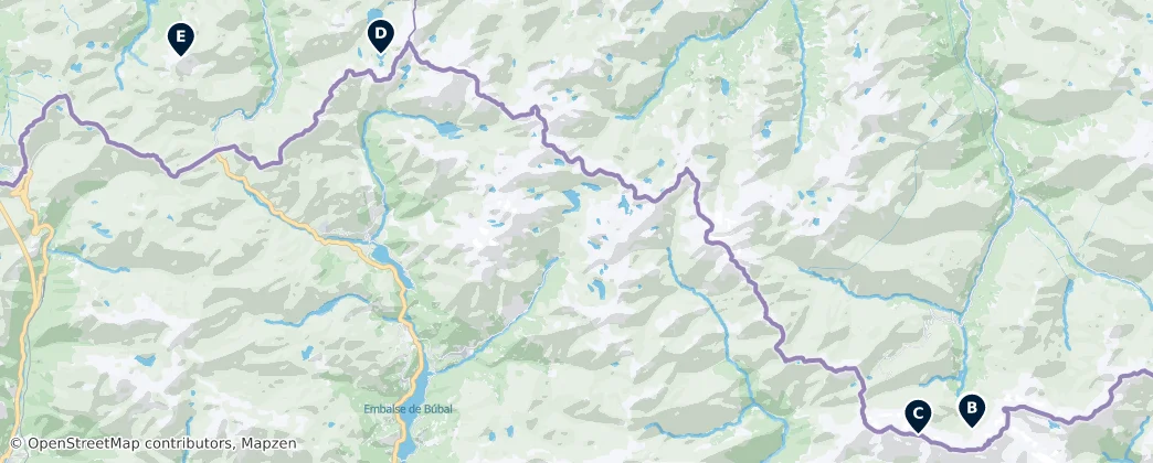 Map of Пиренеи