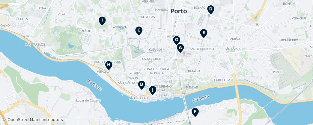 Map of Порту