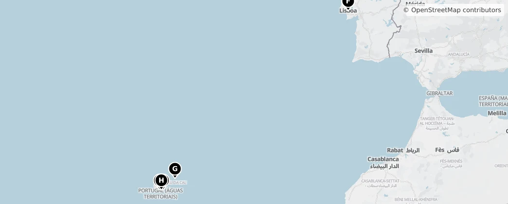 Map of Португалия