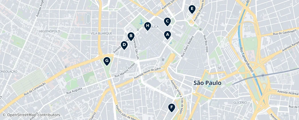 Map of República