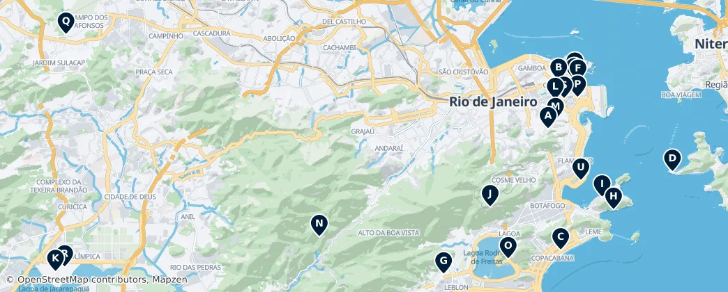 Map of Microrregião Rio de Janeiro