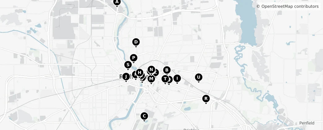 Map of Рочестер