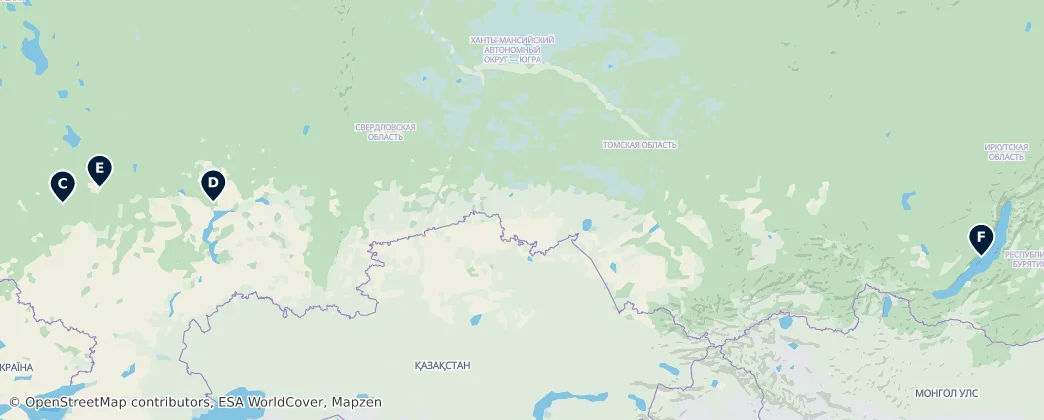 Map of Россия