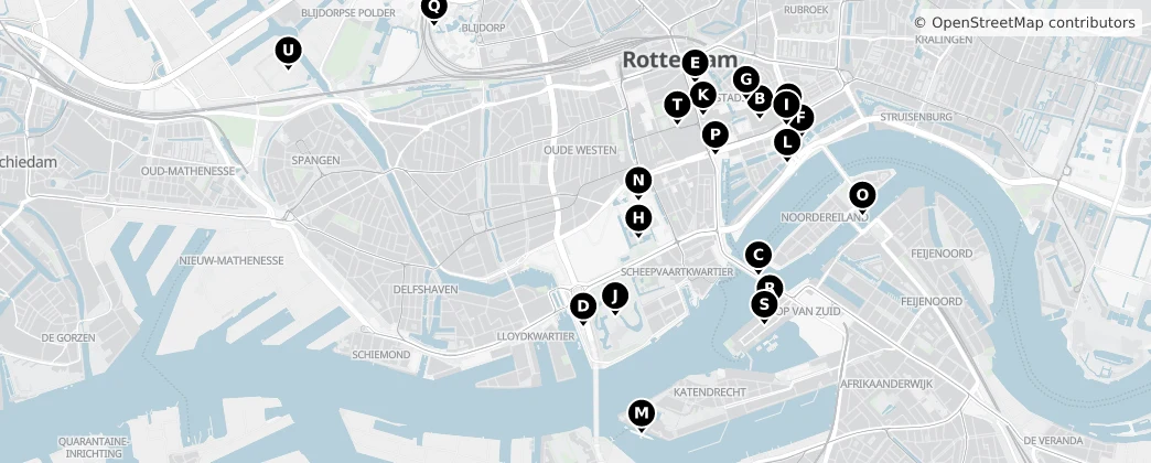 Map of Роттердам