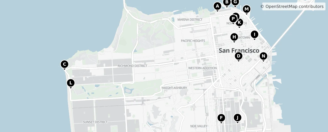 Map of Сан-Франциско