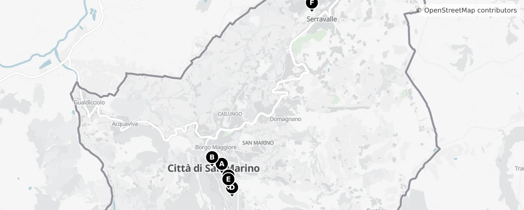 Map of Сан-Марино
