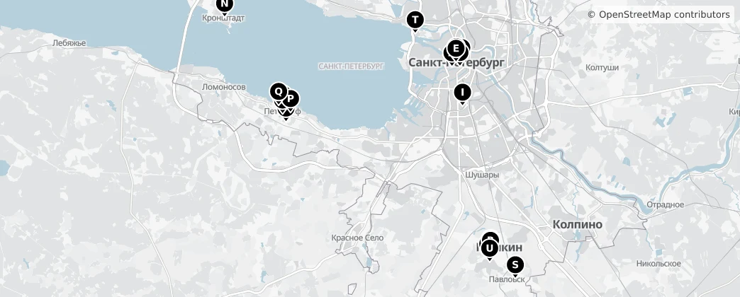 Map of Санкт-Петербург
