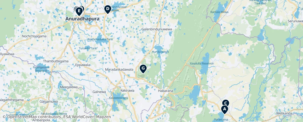 Map of Северо-Центральная провинция