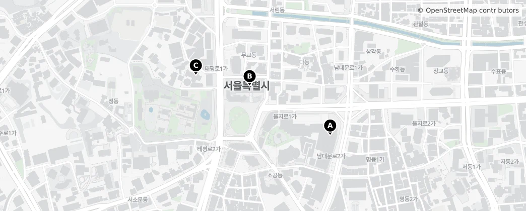 Map of Sogong-dong