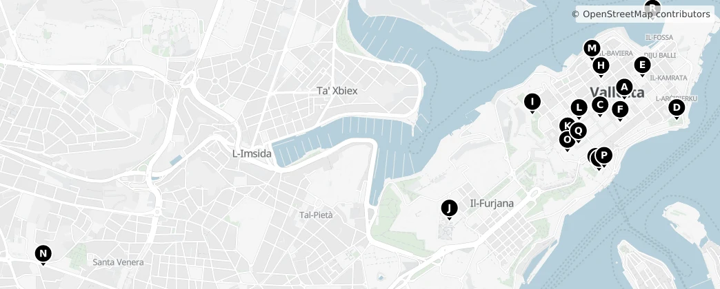 Map of Ta' Xbiex