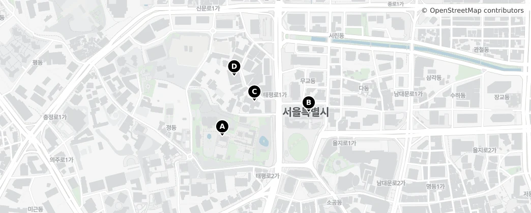Map of Taepyeong-ro 2-ga