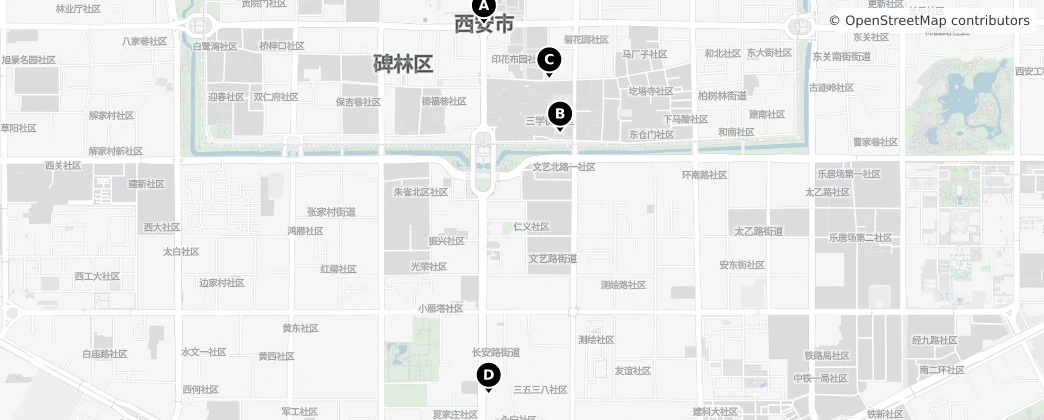 Map of Tai yi lu