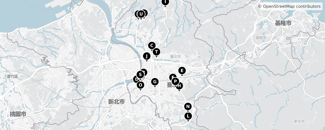 Map of Тайбэй