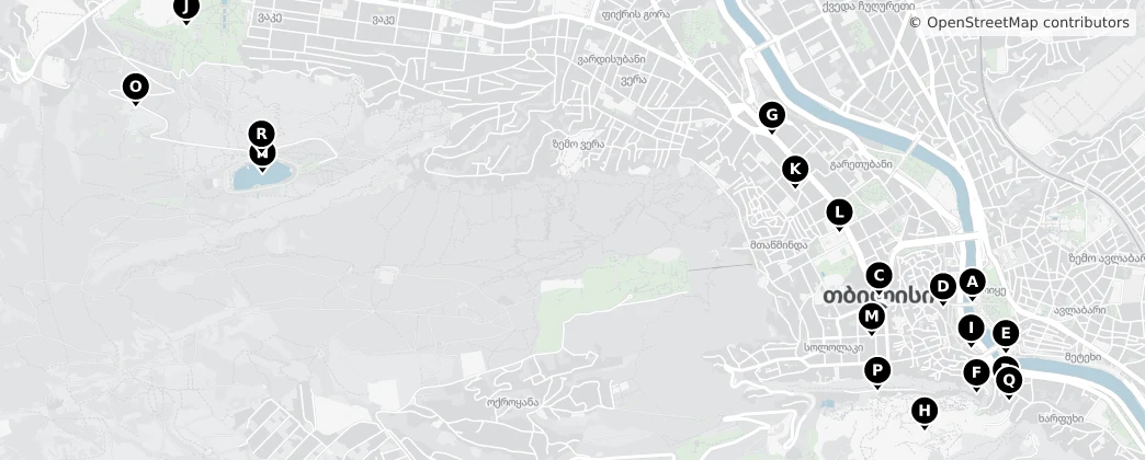 Map of Тбилиси