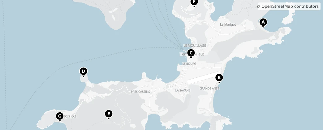 Map of Terre-de-Haut Island