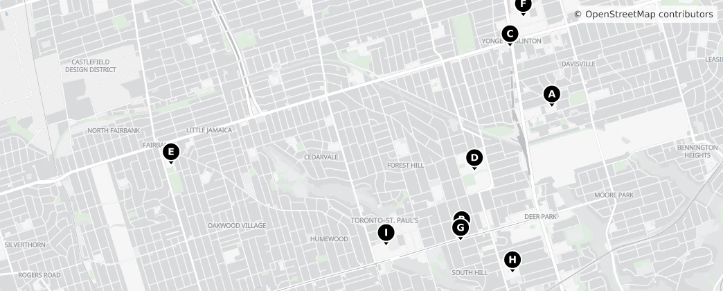 Map of Toronto–St. Paul's
