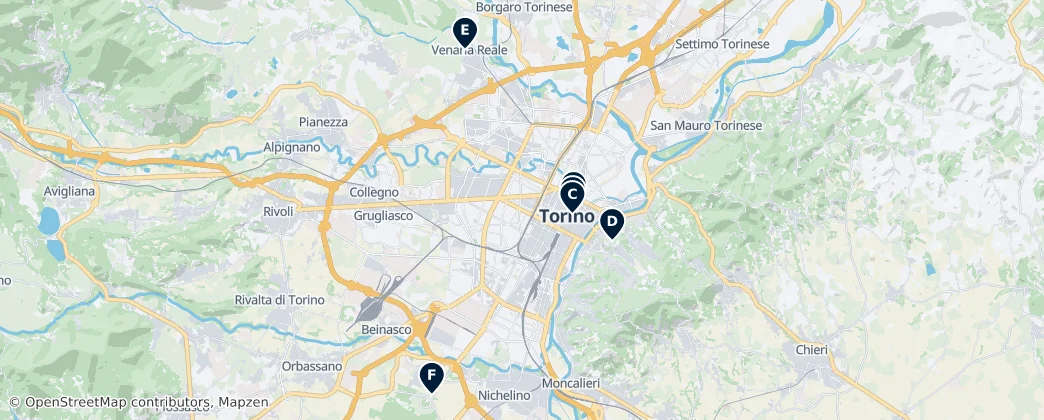 Map of Турин