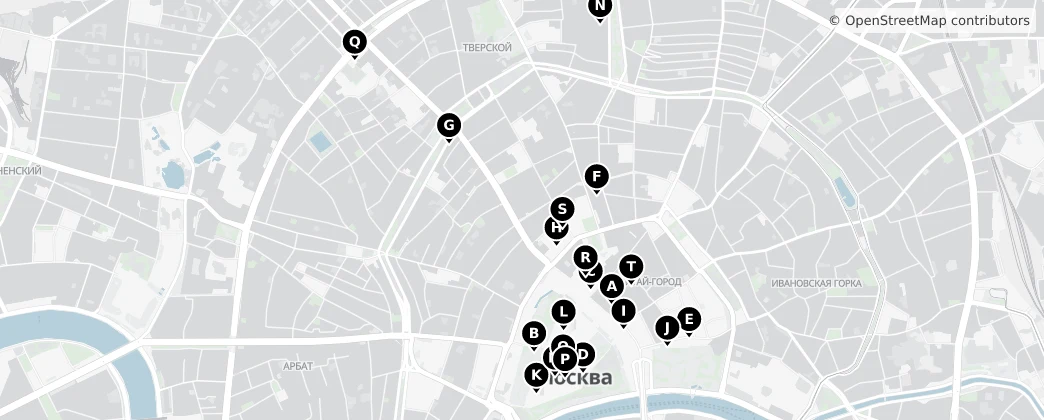 Map of Тверской