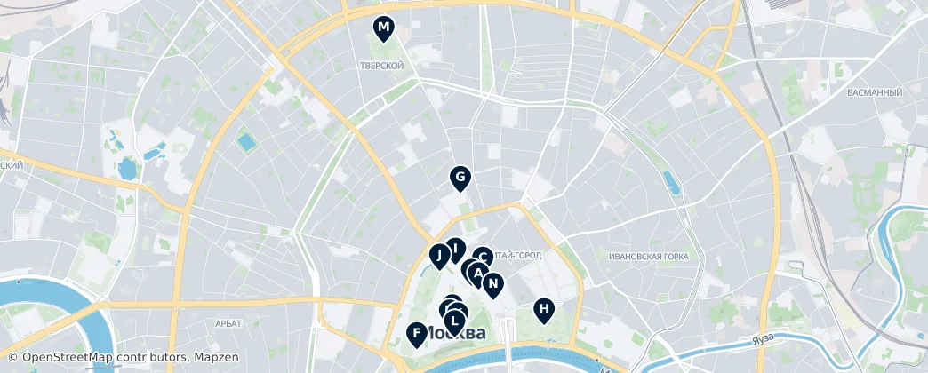 Map of Тверской