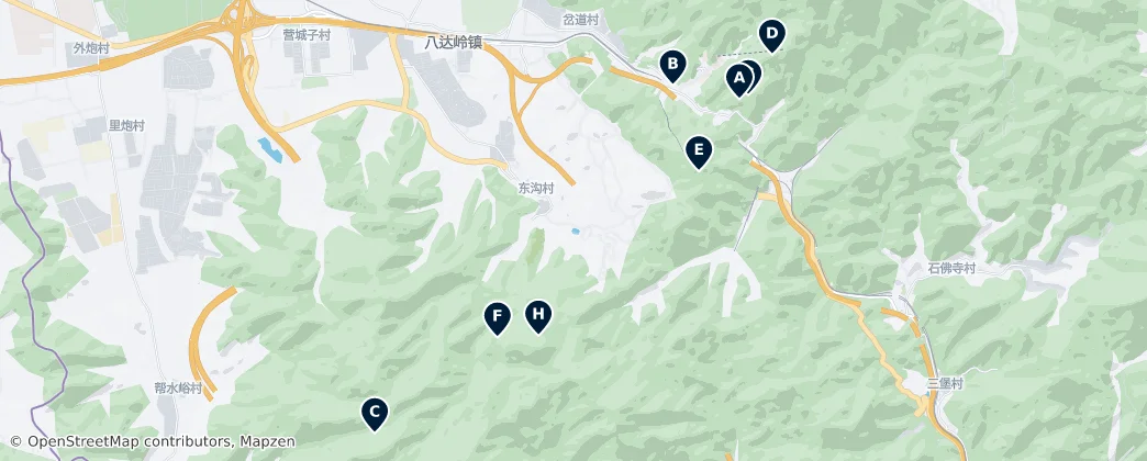 Map of Яньцин