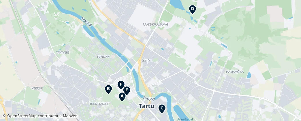 Map of Тартумаа