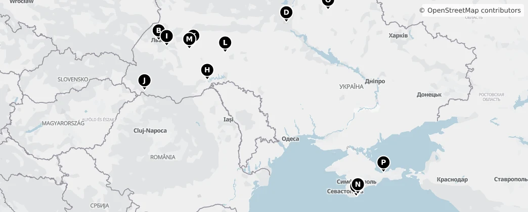 Map of Украина