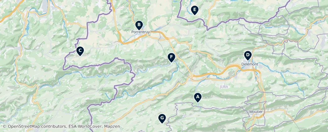 Map of Юра