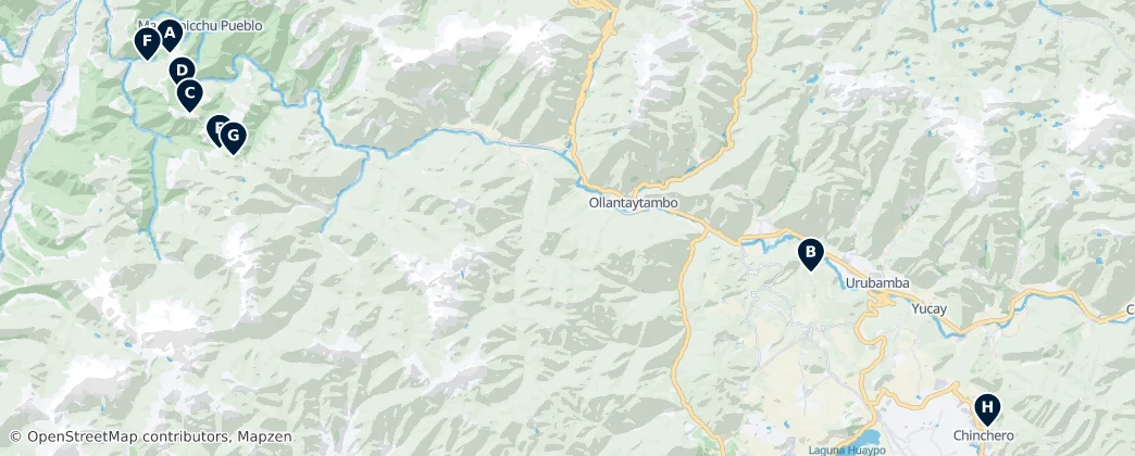 Map of Урубамба