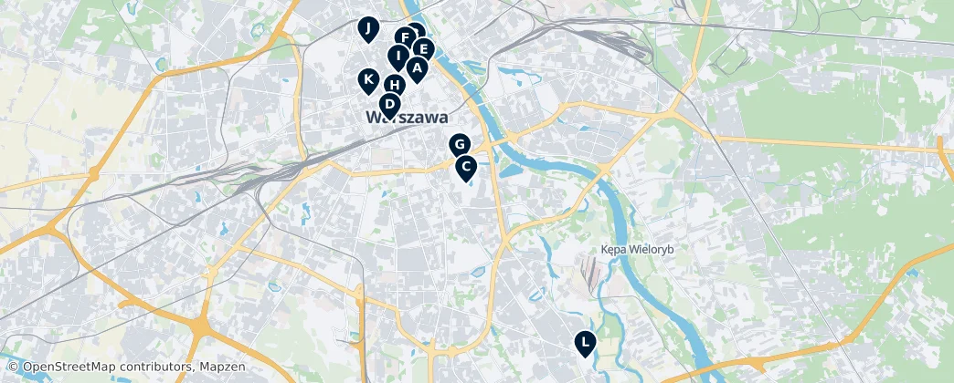 Map of Варшава