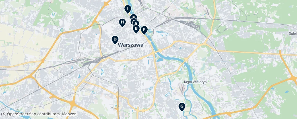 Map of Варшава