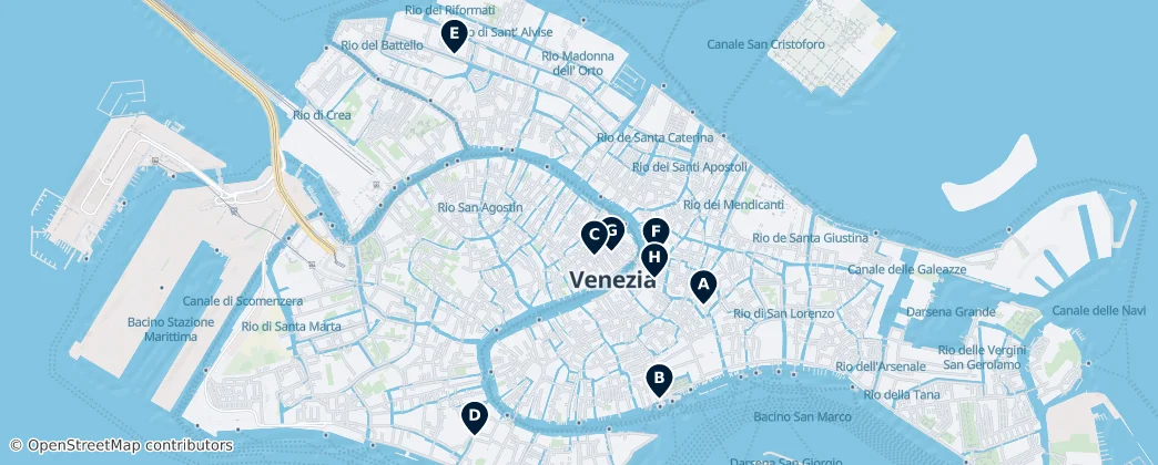 Map of Venezia