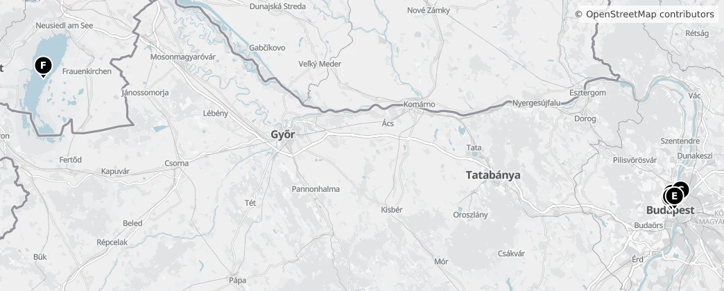Map of Венгрия