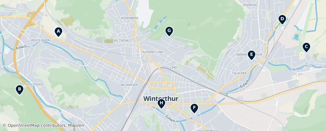 Map of Винтертур