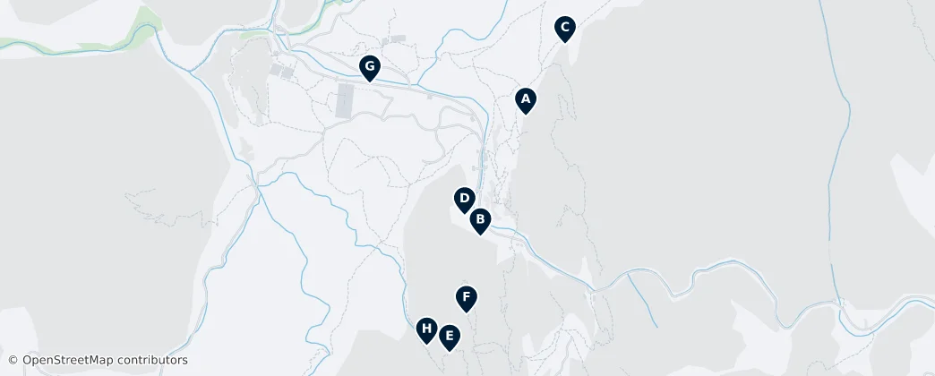 Map of Wadi Musa